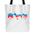 I Vote For Dachshund Tote Bag