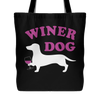 Winer Dog Tote Bag
