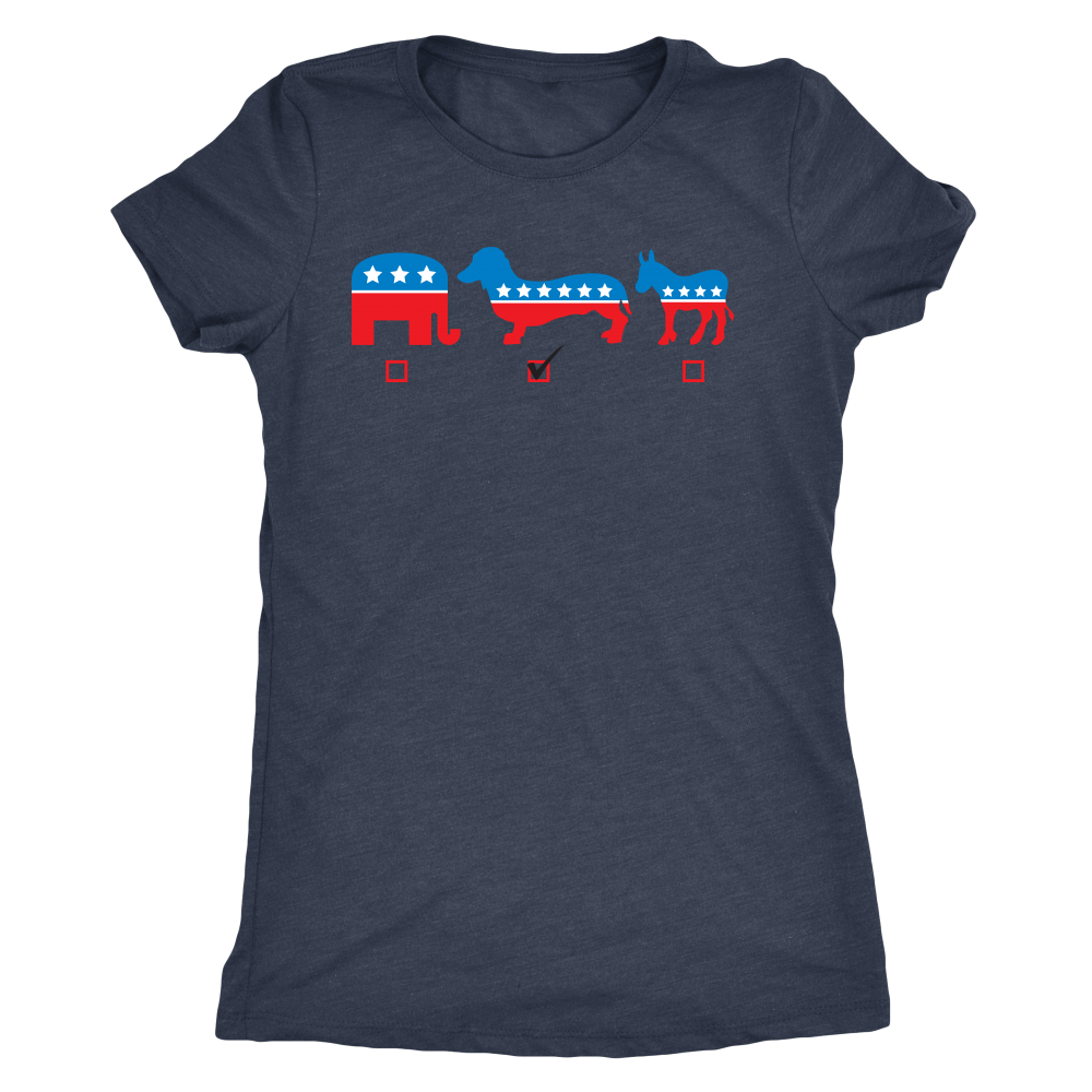 I Vote For Dachshund T-Shirt