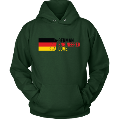 German Engineered Love Unisex Hoodie
